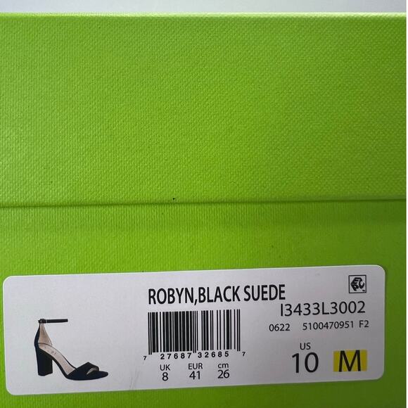 Sam Edelman Robyn Leather Ankle Strap Heel Black I3433L3002 Women 10M Tried On - Picture 11 of 11